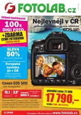 Fotolab akční leták, strana 1 